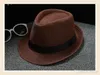 رواج الرجال النساء لينة فيدورا بنما القبعات القطن / الكتان القش قبعات outdoor بخيل بريم القبعات لربيع وصيف شاطئ 34 ألوان TO662