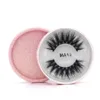 Cílios 3D falso vison falso Protein Mink cílios 3D Silk Lashes 100% artesanal natural falsificados Eye Lashes com caixa de presente Cosmetic Tools RRA645