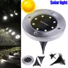 8 LEDs Solar Power Buried Light Ground Lamp Outdoor Path Way Garden Decor Garden Lawn Yard Outdoor Lighting