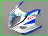 Zestaw do wtrysku Morski Zestaw do SUZUKI GSXR1000 K3 03 04 GSXR 1000 2003 2004 ABS GREY Silver Black Fairings SET SE77