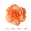 Giant PE Foam Rose Artificial flower Wedding Decoration Background Wall Flat Bottom Rose Stereo Fake Flowers for Home decoration accessories