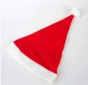 Red Santa Claus Hat Christmas Santa Claus Cospaly Hats Adults Kids Santa Costume Hat Xmas Party Decoration