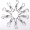 1000PCS/LOT Hot Sale Excellent Quality New Arrival Stainless Steel Spring Clothes Socks Hanging Pegs Clips Clamps Silver Laundry SN353