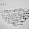 Round Shape Clear Polycarbonate Candle Containers for DIY Wedding Candle Making 40PCS with wicks