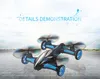 H23 Controle Remoto Aeronaves Aeronaves Terra e Aéreas de Modo Dual-Modo Dual - Botão Retornando Rolling Control Drone