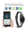 Dames dame femme cadeau mode Smart Watch Z18 avec pression artérielle moniteur de rythme cardiaque podomètre tracker de fitness Tracker Retail 6576476
