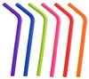 reusable silicone drinking straws