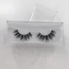 3D mink lashes natural 22mm lashes natural long best selling clear band lashes custom private label