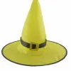 Cappello da strega di Halloween Cappello da guglia da mago in maschera Cappello da strega Accessorio per costume da festa in maschera Decor JK1909XB