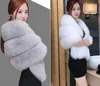 Yeni Kış Bayan Faux Kürk Pelerin Pelerin Tippet Şal Coat Lady Panço Sıcak Dış Giyim Hırka Faux Kürk Pelerin C3899