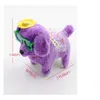 Electronic Walking dogs Children Interactive Electronic Pets Doll Plush toys dogs Toy Electric dogs plush glow toys Christmas gift free TNT