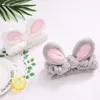 Joli élastique oreilles de lapin bandeau fille maquillage lavage visage bandeau élastique Turband pour Spa masque cheveux accessoires bandeau ZFJ679350066