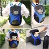 4 cores Pet mochila fora cão portátil e respirável saco de gato design de malha saco de Oxford pet saco de peluche