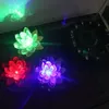 Practical Garden Pool Floating Lotus Flower Light Night Flower Lamp for Pond Fountain Decoration Solar Lamps