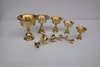 Retro portacandele Candelabro Candeliere Golden Party Bella lega di rame da collezione Decor Festival Ornamento all'ingrosso ZC0684