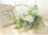 باقات الزفاف الزفاف الفاخرة مع الزهور المصنوعة يدويًا وبيضاء زفاف لوازم الزفاف العروس عقد باقة اليد 9156826