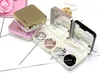 High quality reflective Cover contact lens case with mirror color contact lenses case Container cute Lovely Travel kit box Women