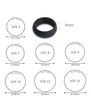 3pc/Lot 8mm Food Grade FDA Silicone Ring Hypoallergenic Crossfit Flexible Camouflage Rubber Finger Rings For Men Women Jewelry Bulk