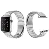 Commonly used Apple Watch Stainless Steel Metal band strap Series 6/5/4/3/2/1 SE Sport Unisex Silver and Black RoseGold