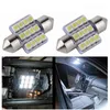 Sencart 2Pcs 12x2835SMD Festoon Car Map Dome LED Light DC 12V 31mm White / Blue