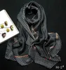 Sciarpa Bandana Hijab femminile in seta reale al 100% Sciarpa con stampa scialle da donna 178 * 68 cm 10 pezzi misti # 4139