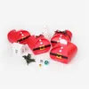 Merry Christmas Candy Box Bag Christmas Gift Box Bells Paper Box Gift Bag Container Supplies Xmas Decor CT0360