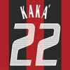 2002-2004 Kaka Nameset Rui Costa Rivaldo Maldini Inzaghi Kaladze Shevchenko طباعة كرة القدم التصحيح شارة