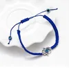 Verzend 20 stks Lucky Kabbalah Blue String Thread Hamsa armbanden Blauwe Turkse Evil Eye Charm Women Handgemaakte vriendschap sieraden4482597