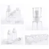 30ml 60ml 80ml 100ml Botella de spray Botellas de spray de plástico vacías recargables Envase cosmético de niebla fina Botella de spray vacía