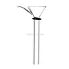 Hookah 3 tamanhos de vidro Slider Slider Funnel Estilo Simples downstem vidro tigela para tubulação de água Bongs Rig