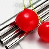 Barware Drinking Straws 21.5*6mm Straight pipe bend pipe stainless steel straws color metal straw drink straw bar counter accessories T2I5047