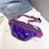 Дизайнер-5STYES Талия Сумка Женщины ПВХ Jelly Fanny Packs Сумки на молнии Узкая сумка Кошельки Кошелезские сумки