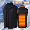 Nieuwe Mannen Vrouwen Elektrisch Verwarmd Vest Verwarming Vest USB Thermische Warme Doek Veer Winterjas Winter Warm324G