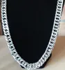 free shipping silver 316L Stainless Steel 10mm Link Chain Necklace 24'' mens gifts great Christmas gifts