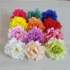 50PCS High Quality Silk Peony Flower Heads Wedding Party Decoration Artificial Simulation Silk Peony Camellia Rose Flower Wedding 2760