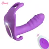 Dildo indossabile vibratore g spot stimolante clitoride farfalla mutandine vibrante giocattolo erotico giocattolo per adulti per donne orgasmo masturbatore MX191228