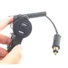 Dopasowanie do kierownicy motocykli BMW Gniazdo Din Plug Hella Dual USB Ładowarka 4.2a z LED VLOT METER