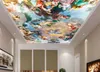 Moderne Photo 3D Fond d'écran huile européen caractère zénithal Peinture murale Papiers Intérieur de maison Décor Salon Plafond Hall mural Papier peint