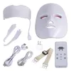 Tamax LM010 Wireless Photon Therapy LED Face Face Neck Beauty Mask 7 Light Skin Föryngring Anti Wrinkle Acne Removal