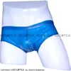 Transparente lila sexy latex sorts gummishorts unterhosen unterwäsche hose bodens hausungen 00404350081
