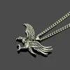 Marke Adler Halskette Statement Schmuck Verkauf Gold Farbe Edelstahl Hawk Tier Charm Anhänger Kette für Männer