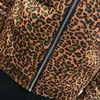 Jaquetas masculinas Casual Mens Bomber Homens 2021 Outono Leopardo Imprimir Zíper Jaqueta Fluxo Solto Casaco Chaqueta Hombre1