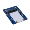 Freeshipping High Quality 2.5-inch Blue High-capacity high-power Serial mSATA to SATA Adapter