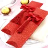 Gift Wrap 5pcs/pack Pillow Wedding Party Favor Papercard Made Candy Boxes Supply Favour Craft Gifts Red Beige1