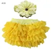 Baby Bloomer Girls Tutu Lace PP Shorts Briefs Floral Headbands 2pcs / Set Toddler Fashion Bloomer Diaper Cover Bread Pants Underbyxor M1363