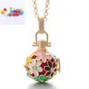 2019 5 stili fiore palla pendente medaglione collane ottone metallo carillon bambino collana catena in acciaio inossidabile gioielli donna fascino regalo