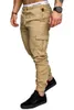 Pantalon décontracté homme couleur unie sarouel pantalons de survêtement mâle Coon multi-poches vêtements de sport Baggy pantalon confortable hommes Joggers