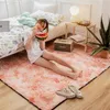 Shaggy Area Rug Carpet Floor Polyester Fiber 160x120cm Fluffy Rugs Sofa Decoration Bedroom Home Anti-Skid Warm Living Room plush Mats