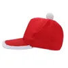 Ny Santa Claus Plysch Julhatt Sport Cap Xmas Tillbehör Mössor Party Gratis Storlek Polyester Festlig atmosfär Decor 10Nov 29