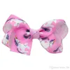 Jojo Siwa Capelli per capelli Jojo Bows con clip da 3 pollici per bambini per bambini grandi bigio